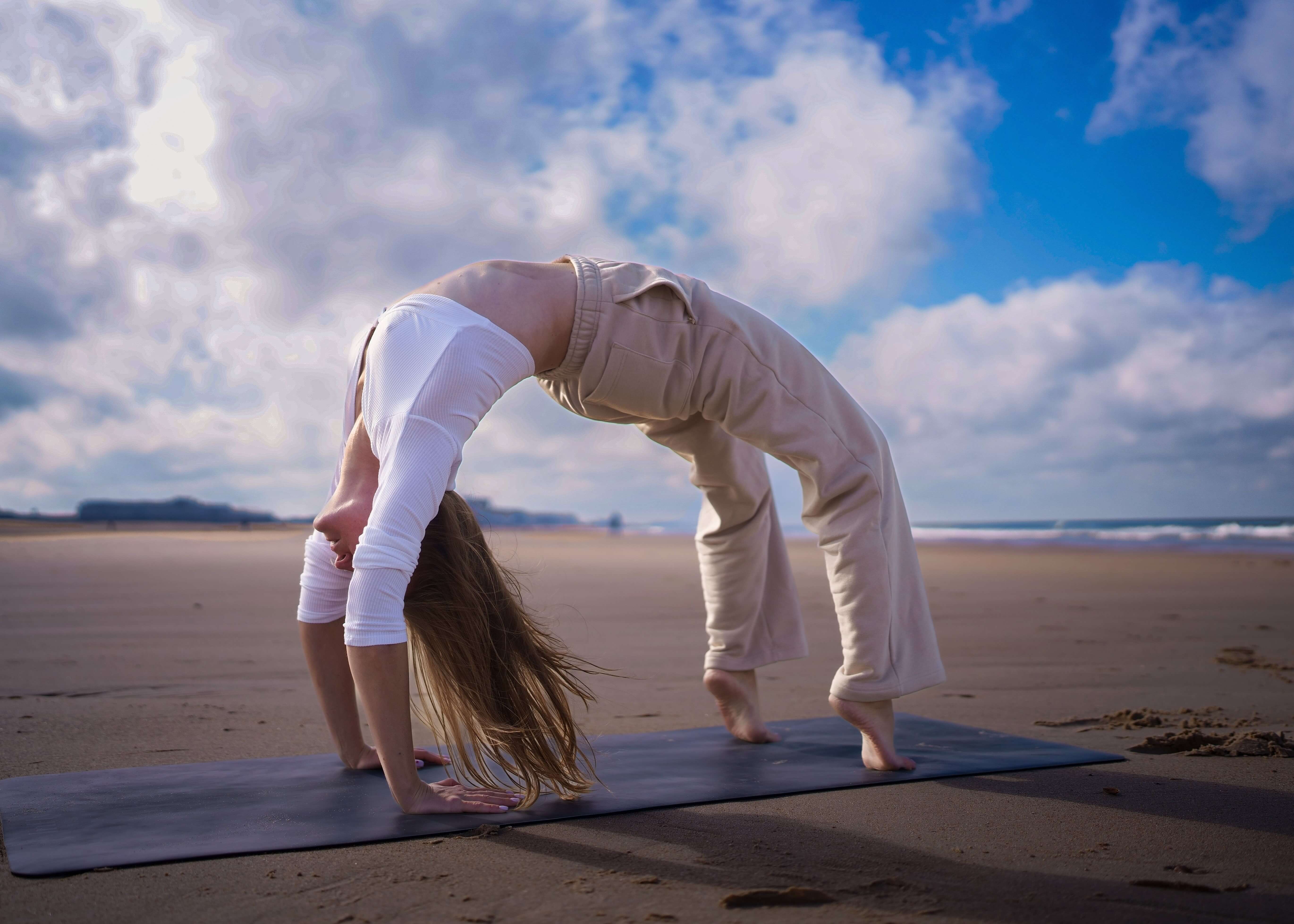 Ostend, Belgium - Yoga Pose